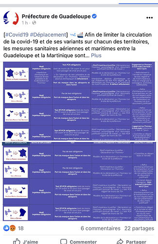 Re: Septaine d'isolement en Guadeloupe - Marionrnv Re: Septaine d'isolement en Guadeloupe - Marionrnv