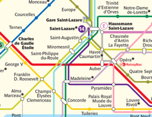 Re:   Metro le plus proche du terminus Haussman st lazare  Ligne E RER  - fleurdecerise27