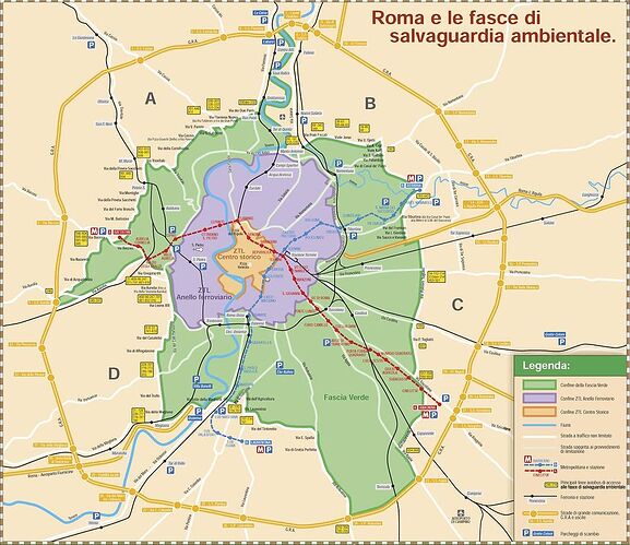 Ztl et parking à Rome - Patapon-2019