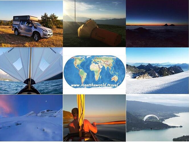 Presentation tour du monde par les cîmes, meettheworld.travel - Luc-nomade