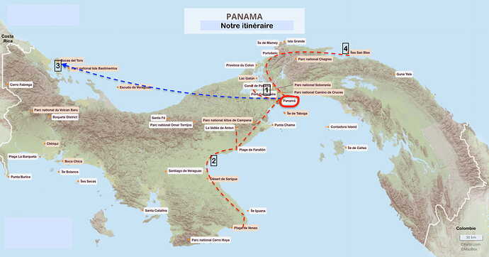 Itinéraire Panama copie
