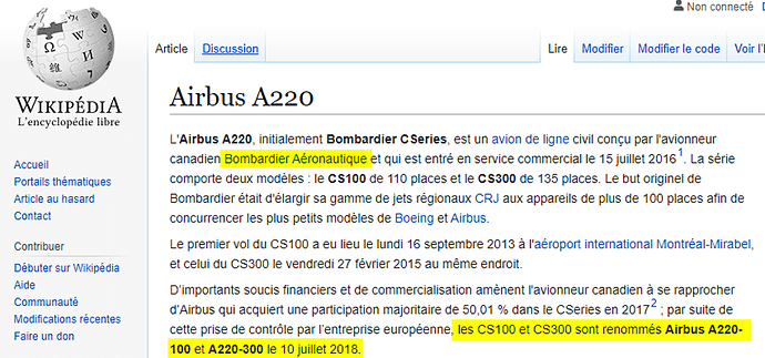 A220 - 1er vol en 2013 ... sous un autre nom - H@rd