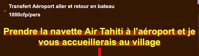 Re: Navette maritime Maupiti - PATOUTAILLE
