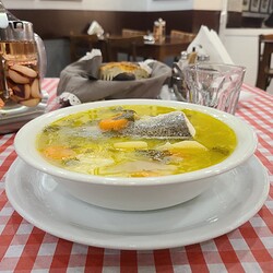 Soupe de poisson Marché central d'Athènes