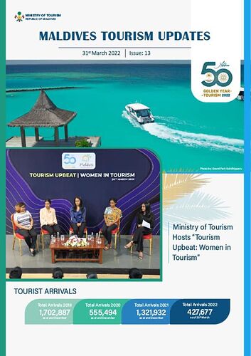 Chiffres du Tourisme dans l'archipel - 2022 - Phil Ô Maldives Guide Safaris