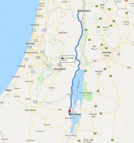 Re: traverser la cisjordanie du nord au sud par la N90 - Mitch34