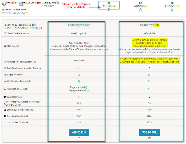 Economy classic V/S Premium Economy Classic - H@rd