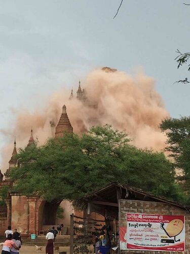 Tremblement de terre à Bagan - kristofe