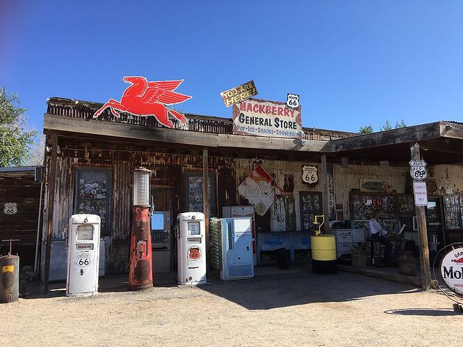 USA retour d'Ouest : Un morceau de la Route 66. - PATOUTAILLE