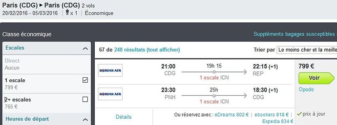 Vol multi-destinations - H@rd