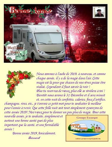 Re: camping car groupe de celibataires  - Bobe2506