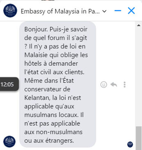 Re: Obligation d'être mariés pour loger dans la même chambre en Thaïlande ? - DenisVoyageur