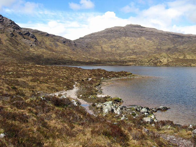 De la rivière Carron à Torridon par le bealach na Lice - calamity jane De la rivière Carron à Torridon par le bealach na Lice - calamity jane