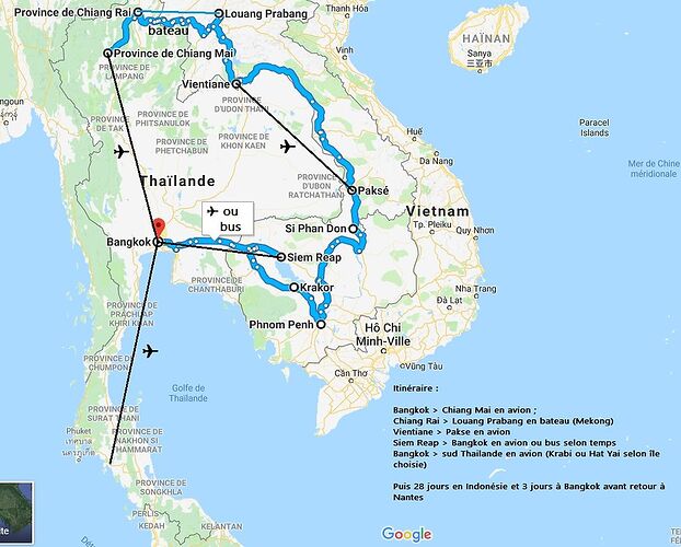 Re: Voyage de 3 mois Thaïlande / Cambodge / Laos / Indonésie - clemsdu85