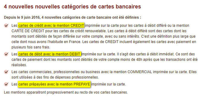 Plus de souci : carte avec mention claire, nette & précise - H@rd