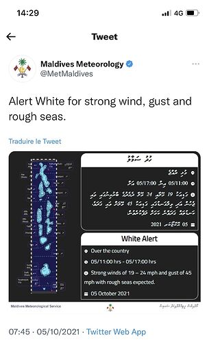 Re: Maldives Meteorology @MetMaldives - Marie Noëlle 87