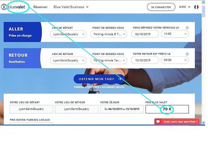 Blue Valet, bof bof ... - Gilles. Blue Valet, bof bof ... - Gilles.