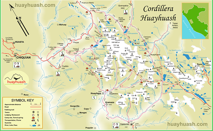 routes d'accès - Huayhuash - Vincent-Hamel