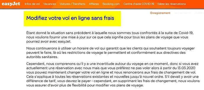 Re: EASYJET - La galère des PRIX des vols qui baissent - Un vrai cauchemar !? - joyplanet