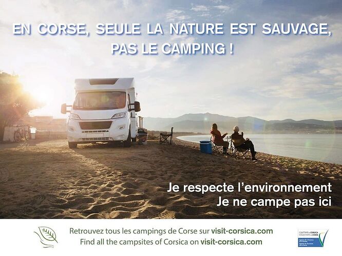 Re: Le problème des camping-cars en Corse - VOLOS