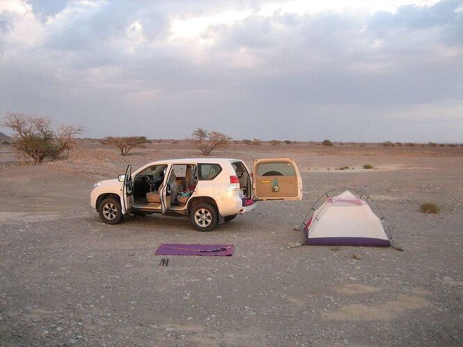 Re: 4x4 avec tente sur le toit utile ou pas à Oman ? - Glen-Coe
