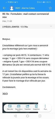 Re: Besoin info sur rapido i96  - tempo74
