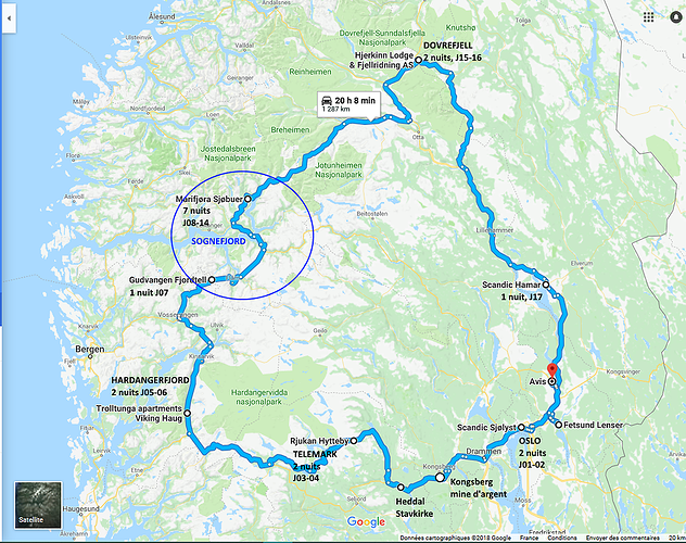 Re: Une boucle norvégienne trollement verte, fjordement cascadeuse, elfement kirkée : carnet d'un voyage en juillet 2017 - JMarco45