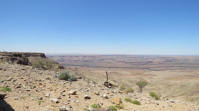 Fish River Canyon, côté Ouest. - PATOUTAILLE