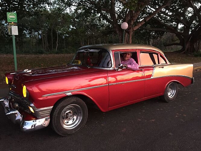 voiture avec chauffeur Je pars à Cuba - Sainte Marie