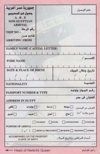 Re: visa Egypte  - diverLux