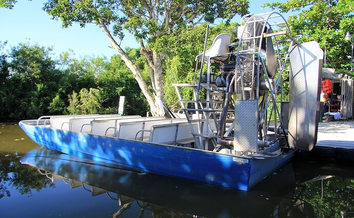 L'airboat nous attend