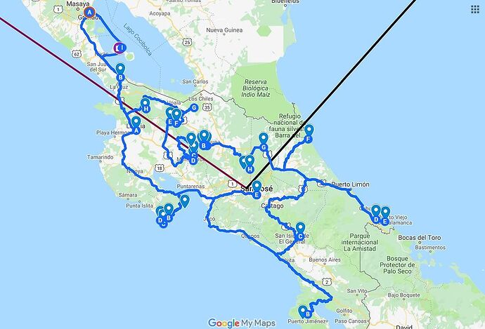 Re: Lieux à voir au Costa Rica + Nicaragua - elisabeth*****