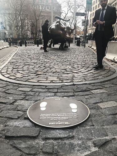 Re: Fearless Girl et Charging Bull à New-York - sourisgrise