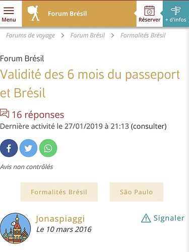 Re: validité passeport - Angegardien2019