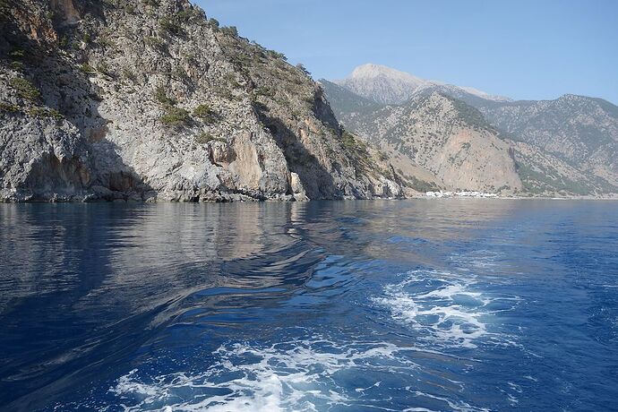 Re: bateaux -taxis pour les gorges de Samaria - Gilles.