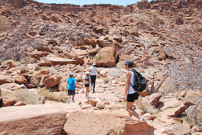 J7 en route pour Brandberg White Lady Lodge - llce