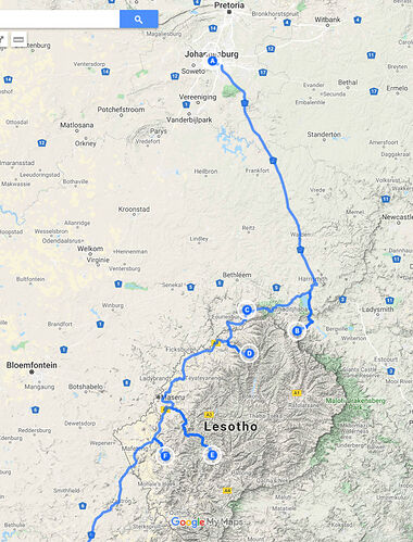 Itinéraire Lesotho, besoin de votre avis! 4x4, SUV ou voiture classqiue ok? - Orel80