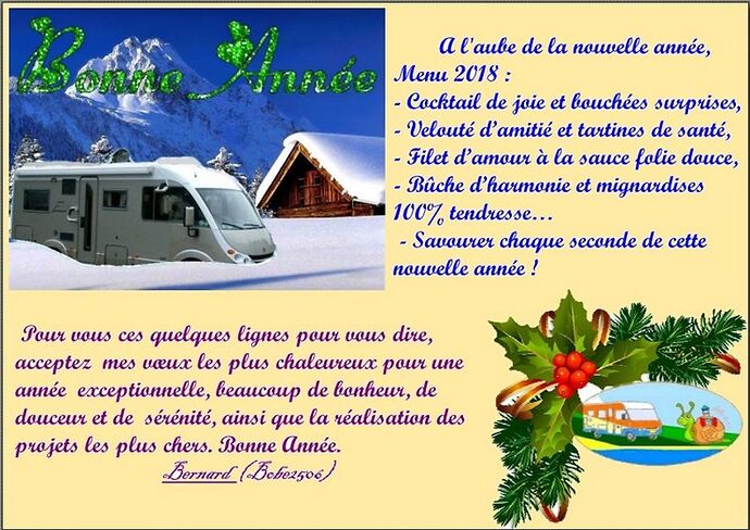 Re: camping car groupe de celibataires  - Bobe2506