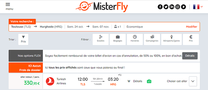 Re: Misterfly remboursement covid - Shaack