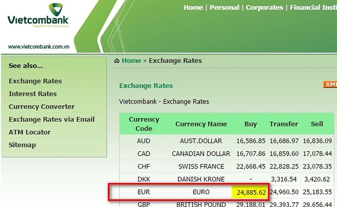 Changer les dongs uniquement au Vietnam pour avoir le taux correct - H@rd