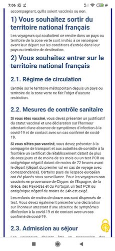 Re: Retour des Canaries en France pour les non vaccinés : attention... - Vio-Vio2