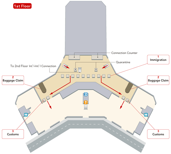 noi bai airport terminal map