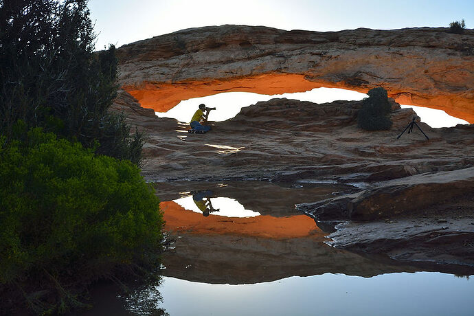 Mardi 4 août : Mesa Arch - darth