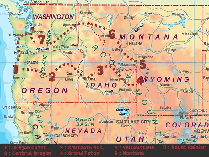 Re: De Yellowstone à l'Oregon en camping car : quelles haltes ? - Lapinous Re: De Yellowstone à l'Oregon en camping car : quelles haltes ? - Lapinous