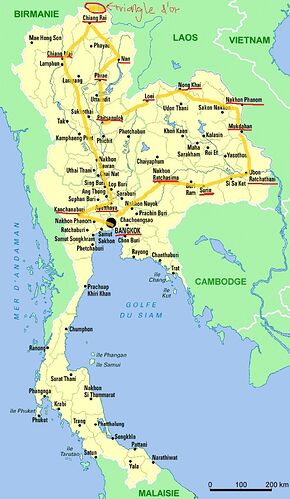 quel itinéraire pour le nord et l'est de la thailande - hm56