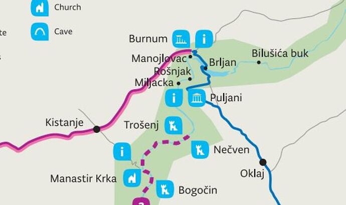 Quelles visites avec le billet Kistanje, Burnum, Puljane du parc national de Krka ? - aureh