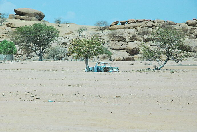 J7 en route pour Brandberg White Lady Lodge - llce