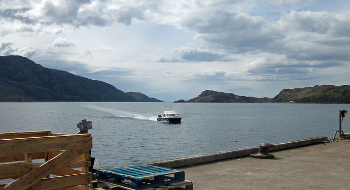 Retour à Mallaig . Traversée  Inverie Tarbet Inverie Mallaig  - calamity jane