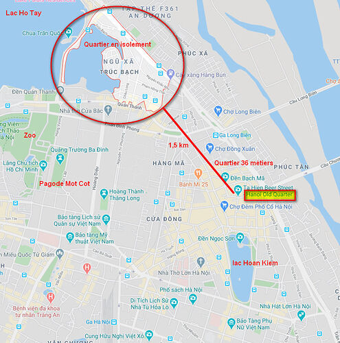 Hanoi - quartier en isolement à 1,5 km de l'Ancien Quartier Des 36 métiers depuis le 06/03 - H@rd