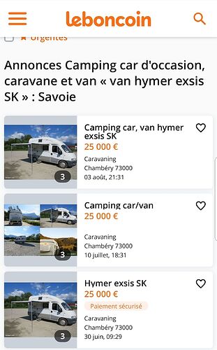 Re: Camping-car moins de 5m50 - Patraix